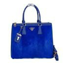 2014 Prada cony hair tote BN2274 blue on sale - Click Image to Close